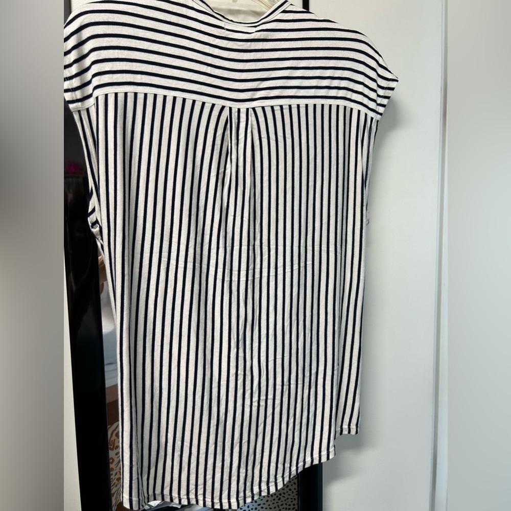 Max Studio Striped Top - Picture 7 of 11